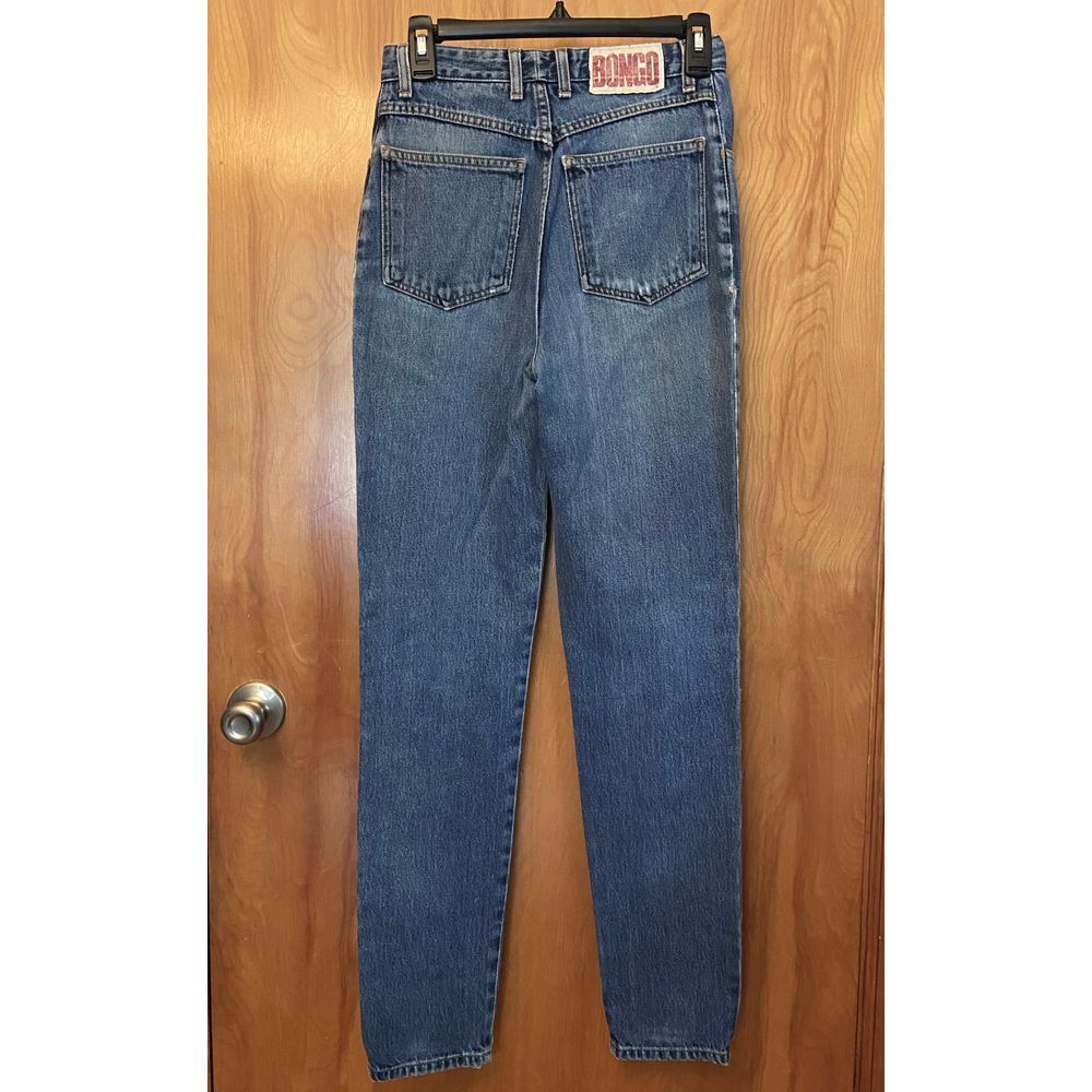 Vtg Bongo Original Slim High Rise Distressed Jeans 90s sz 5‎ SEE DESCRIPTION
